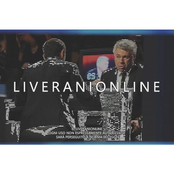 MILANO 31/5/2009 STUDI RAI DI CORSO SEMPIONE ULTIMA PUNTATA DELLA TRASMISSIONE TELEVISIVA: -CHE TEMPO CHE FA- NELLA FOTO CARLO ANCELOTTI FOTO ROMANO/AG ALDO LIVERANI