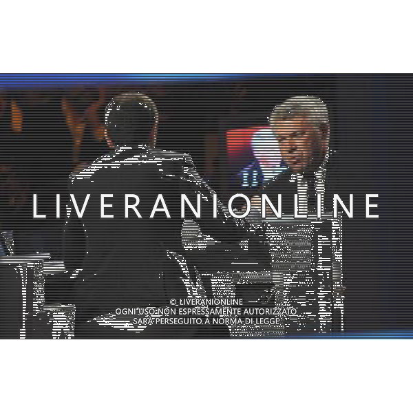 MILANO 31/5/2009 STUDI RAI DI CORSO SEMPIONE ULTIMA PUNTATA DELLA TRASMISSIONE TELEVISIVA: -CHE TEMPO CHE FA- NELLA FOTO CARLO ANCELOTTI FOTO ROMANO/AG ALDO LIVERANI