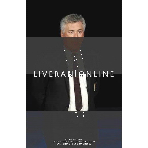 MILANO 31/5/2009 STUDI RAI DI CORSO SEMPIONE ULTIMA PUNTATA DELLA TRASMISSIONE TELEVISIVA: -CHE TEMPO CHE FA- NELLA FOTO CARLO ANCELOTTI FOTO ROMANO/AG ALDO LIVERANI