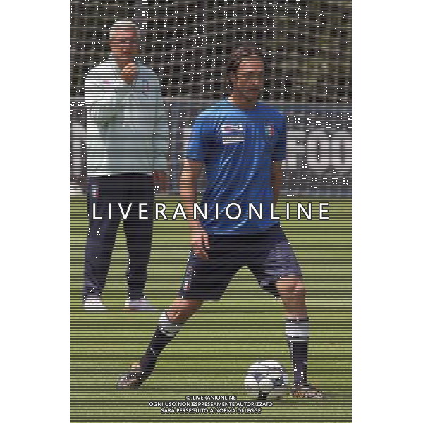 COVERCIANO, 3 GIUGNO 2009 RADUNO DELLA NAZIONALE ITALIANA DI CALCIO NELLA FOTO: NICOLA LEGROTTAGLIE FOTO AG. A. LIVERANI SAS