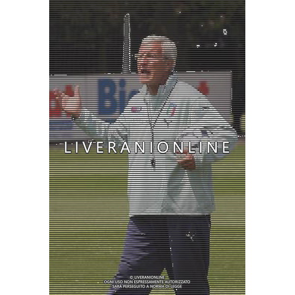 COVERCIANO, 3 GIUGNO 2009 RADUNO DELLA NAZIONALE ITALIANA DI CALCIO NELLA FOTO: MARCELLO LIPPI FOTO AG. A. LIVERANI SAS