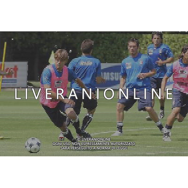 COVERCIANO, 3 GIUGNO 2009 RADUNO DELLA NAZIONALE ITALIANA DI CALCIO NELLA FOTO: DANIELE GALLOPPA E GAETANO D\'AGOSTINO FOTO AG. A. LIVERANI SAS