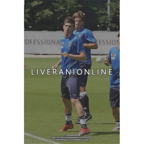 COVERCIANO, 3 GIUGNO 2009 RADUNO DELLA NAZIONALE ITALIANA DI CALCIO NELLA FOTO: DAVIDE SANTON E DANIELE GALLOPPA FOTO AG. A. LIVERANI SAS