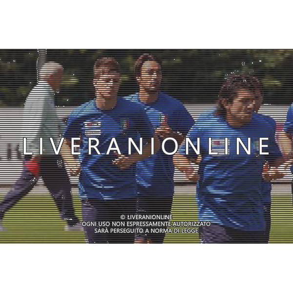 COVERCIANO, 3 GIUGNO 2009 RADUNO DELLA NAZIONALE ITALIANA DI CALCIO NELLA FOTO: SANTON BIAGIANTI E GATTUSO FOTO AG. A. LIVERANI SAS
