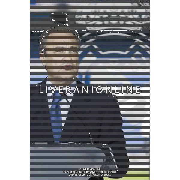 MADRID, Spain (14/05/09).- ACS president, Florentino Perez announces his candidature for the Real Madrid elections. © Cesar Cebolla / ALFAQUI - Ag. Aldo Liverani sas ITALY ONLY 