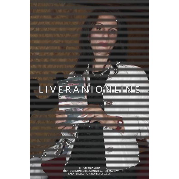 Conferenza stampa presentazione finalisti premio letterario Edoardo Kihlgren dedicato all\'opera prima Milano - Palazzo Marino nella foto :ANILDA IBRAHIMI ( autrice del libro: \' ROSSO COME UNA SPOSA\') © Antonio Sorano - Ag. Aldo Liverani sas 