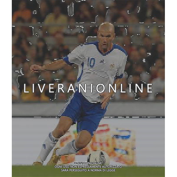 Roma - 05/06/2009 - Stadio Olimpico - Partita di addio al calcio giocato di Vincent Candela - Roma Campione d\'Italia 2000/2001 vs Francia Campione del mondo 1998 - nella foto: zidane zinedine ph. Corradetti / ag. Aldo Liverani Sas 
