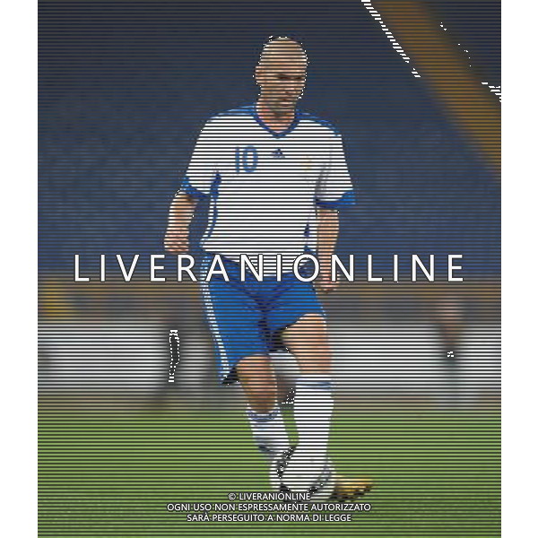 Roma - 05/06/2009 - Stadio Olimpico - Partita di addio al calcio giocato di Vincent Candela - Roma Campione d\'Italia 2000/2001 vs Francia Campione del mondo 1998 - nella foto: zidane zinedine ph. Corradetti / ag. Aldo Liverani Sas 