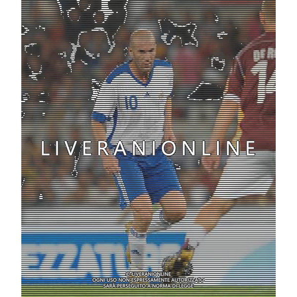 Roma - 05/06/2009 - Stadio Olimpico - Partita di addio al calcio giocato di Vincent Candela - Roma Campione d\'Italia 2000/2001 vs Francia Campione del mondo 1998 - nella foto: ZIDANE ph. Corradetti / ag. Aldo Liverani Sas 