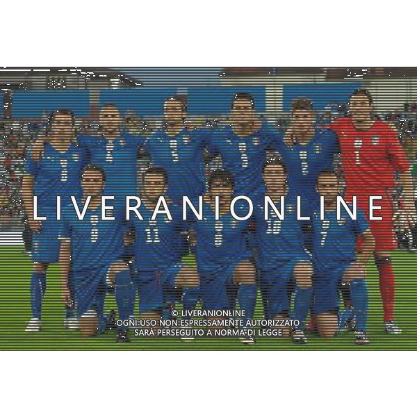 Preparazione alla Conferedation Cup Sud Africa 2009 Pisa - 06.06.2009 Italia-Irlanda del Nord Nella Foto:ITALIA FORMAZIONE /Ph.Vitez-Ag. Aldo Liverani