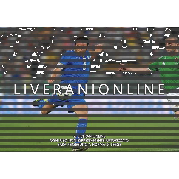 Preparazione alla Conferedation Cup Sud Africa 2009 Pisa - 06.06.2009 Italia-Irlanda del Nord Nella Foto: GIAMPAOLO PAZZINI OCCASIONE /Ph.Vitez-Ag. Aldo Liverani