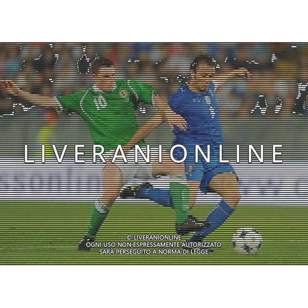 Preparazione alla Conferedation Cup Sud Africa 2009 Pisa - 06.06.2009 Italia-Irlanda del Nord Nella Foto: GIAMPAOLO PAZZINI-EVANS /Ph.Vitez-Ag. Aldo Liverani