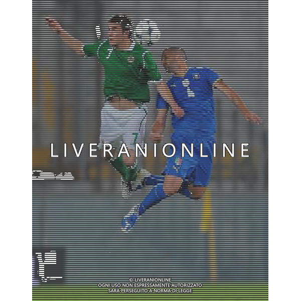 Preparazione alla Conferedation Cup Sud Africa 2009 Pisa - 06.06.2009 Italia-Irlanda del Nord Nella Foto:GAMBERINI-LITTLE /Ph.Vitez-Ag. Aldo Liverani