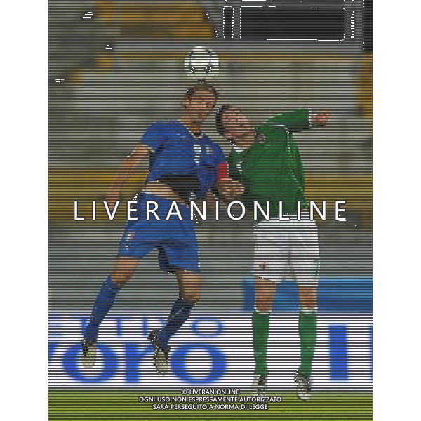 Preparazione alla Conferedation Cup Sud Africa 2009 Pisa - 06.06.2009 Italia-Irlanda del Nord Nella Foto:LEGROTTAGLIE-LITTLE /Ph.Vitez-Ag. Aldo Liverani