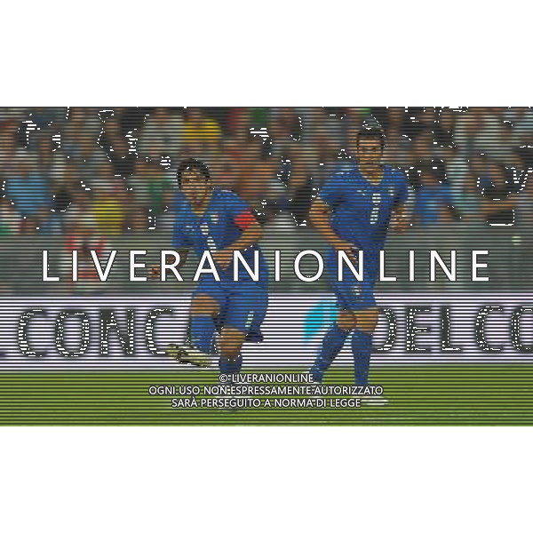 Preparazione alla Conferedation Cup Sud Africa 2009 Pisa - 06.06.2009 Italia-Irlanda del Nord Nella Foto:GATTUSO GENNARO-D\'AGOSTINO GAETANO /Ph.Vitez-Ag. Aldo Liverani