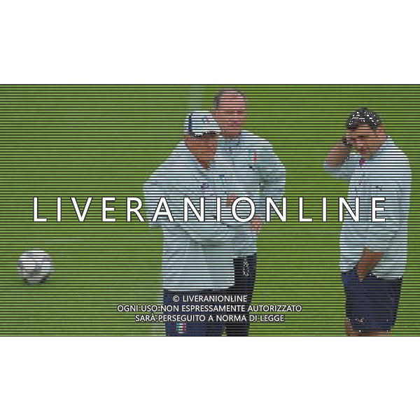 Preparazione alla Conferedation Cup Sud Africa 2009 Ritiro a Coverciano Coverciano(FI) - 07.06.2009 Allenamento Nella Foto:MARCELLO LIPPI BORDON-PERUZZI ANGELO /Ph.Vitez-Ag. Aldo Liverani