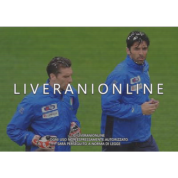 Preparazione alla Conferedation Cup Sud Africa 2009 Ritiro a Coverciano Coverciano(FI) - 07.06.2009 Allenamento Nella Foto:BUFFON GIALUIGI -DE SANCTIS MORGAN /Ph.Vitez-Ag. Aldo Liverani