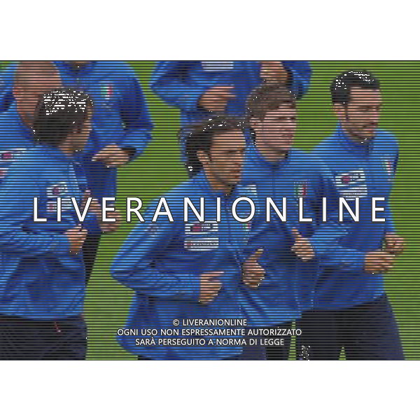 Preparazione alla Conferedation Cup Sud Africa 2009 Ritiro a Coverciano Coverciano(FI) - 07.06.2009 Allenamento Nella Foto:SANTON DAVIDE -LEGROTTAGLIE NICOLA -ZAMBROTTA GIANLUCA /Ph.Vitez-Ag. Aldo Liverani