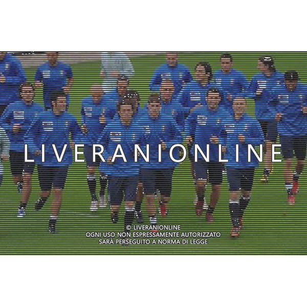 Preparazione alla Conferedation Cup Sud Africa 2009 Ritiro a Coverciano Coverciano(FI) - 07.06.2009 Allenamento Nella Foto:GRUPPO /Ph.Vitez-Ag. Aldo Liverani