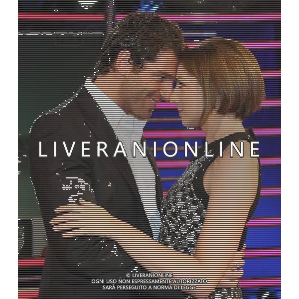 PROGRAMMA TELEVISIVO\'STRACULT 2009\' NELLA FOTO Elena Di Cioccio, Giampaolo Morelli AG ALDO LIVERANI
