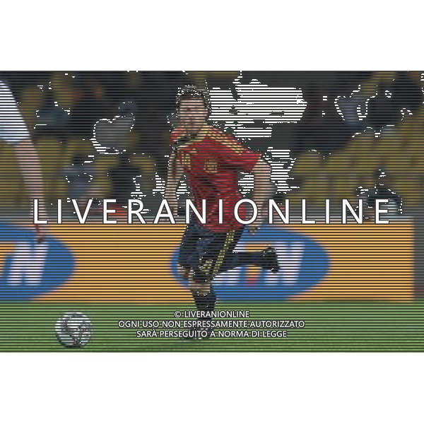 xavi alonso( Spain) JUNE 14, 2009 - Football : fifa confederation cup south africa 2009, Group Stage A, final match between New Zeland 0-5 Spain at Royal Bafokeng Stadium ,Rustenburg, South Africa. Nuova Zelanda - Spagna Fifa Confederation Cup SudAfrica 14/06/2009 ©Agenzia Aldo Liverani Sas 