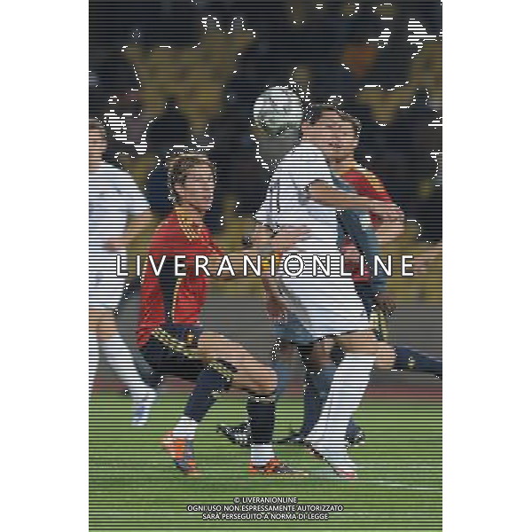 Leo Bertos(new zeland )Sergio Ramos(Spain) JUNE 14, 2009 - Football : fifa confederation cup south africa 2009, Group Stage A, final match between New Zeland 0-5 Spain at Royal Bafokeng Stadium ,Rustenburg, South Africa. Nuova Zelanda - Spagna Fifa Confederation Cup SudAfrica 14/06/2009 ©Agenzia Aldo Liverani Sas 