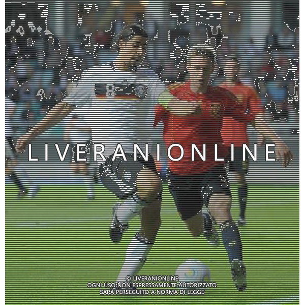 17¡ UEFA European U21 Championship 2007/2009 MD1 Goteborg - Svezia 15.06.2009 Spagna - Germania Europei Under 21 Nella Foto: KHEDIRA-MONREAL /Ph.Vitez-Ag. Aldo Liverani