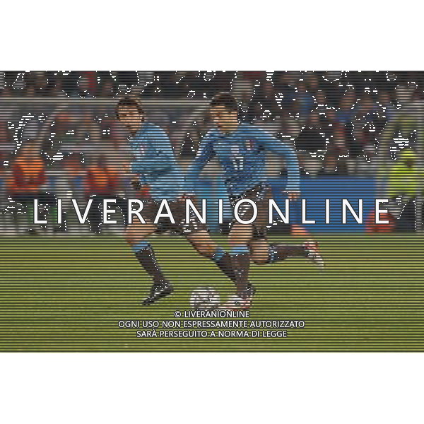 15/06/2009 SUDAFRICA CONFEDERATION CUP 2009 ITALIA-USA CALCIO SPORT NELLA FOTO: IL GOL DI GIUSEPPE ROSSI PH.AG.ALDO LIVERANI SAS 