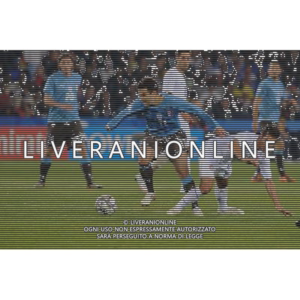 15/06/2009 SUDAFRICA CONFEDERATION CUP 2009 ITALIA-USA CALCIO SPORT NELLA FOTO: L\'AZIONE DEL GOL DI GIUSEPPE ROSSI PH.AG.ALDO LIVERANI SAS 