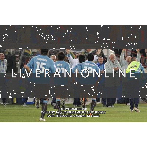 15/06/2009 SUDAFRICA CONFEDERATION CUP 2009 ITALIA-USA CALCIO SPORT NELLA FOTO: L\'ESULTANZA DI DANIELE DE ROSSI DOPO IL GOL PH.AG.ALDO LIVERANI SAS 