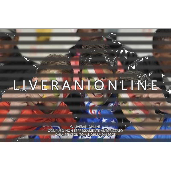 15/06/2009 SUDAFRICA CONFEDERATION CUP 2009 ITALIA-USA CALCIO SPORT NELLA FOTO: TIFOSI ALLO STADIO PH.AG.ALDO LIVERANI SAS 