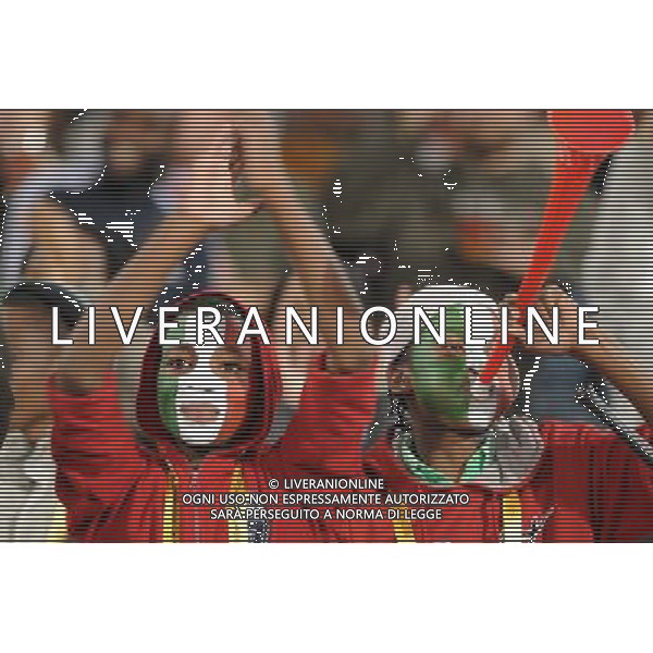 15/06/2009 SUDAFRICA CONFEDERATION CUP 2009 ITALIA-USA CALCIO SPORT NELLA FOTO: TIFOSI ALLO STADIO PH.AG.ALDO LIVERANI SAS 