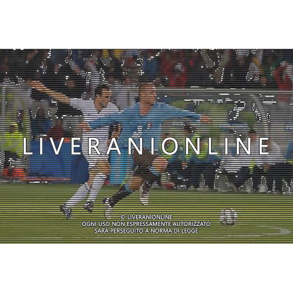 15/06/2009 SUDAFRICA CONFEDERATION CUP 2009 ITALIA-USA CALCIO SPORT NELLA FOTO: DANIELE DE ROSSI PH.AG.ALDO LIVERANI SAS 