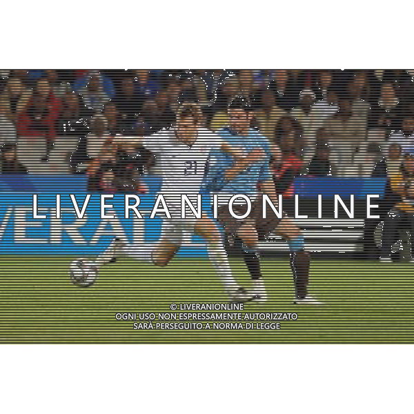 iaquinta vincenzo(Italy )spector jonathan(usa) JUNE 15, 2009 - Football : fifa confederation cup south africa 2009 ,Group Stage B, final match between USA 1-3 Italy at Loftus Versfeld Stadium ,Pretoria, South Africa Usa - Italia Fifa Confederation Cup Sud Africa 15/06/2009 ©Agenzia Aldo Liverani Sas