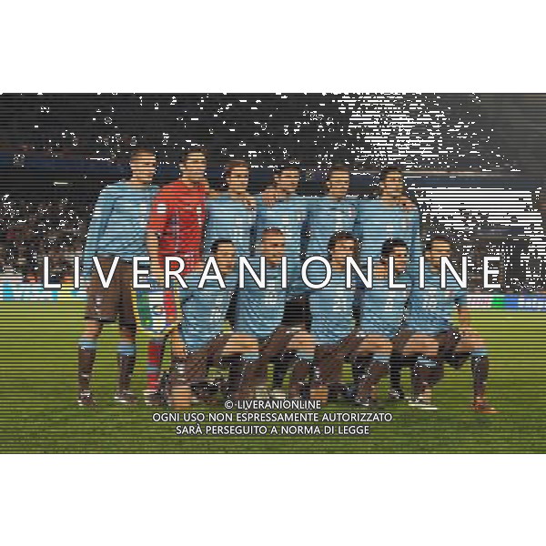 Formazione Italia - giorgio chiellini, gianluigi buffon, alberto gilardino, vincenzo iaquinta, nicola legrottaglie, fabio grosso, mauro german camoranesi, daniele de rossi, andrea pirlo, gennaro gattuso, gianluca zambrotta(Italy ) JUNE 15, 2009 - Football : fifa confederation cup south africa 2009 ,Group Stage B, final match between USA 1-3 Italy at Loftus Versfeld Stadium ,Pretoria, South Africa Usa - Italia Fifa Confederation Cup Sud Africa 15/06/2009 ©Agenzia Aldo Liverani Sas