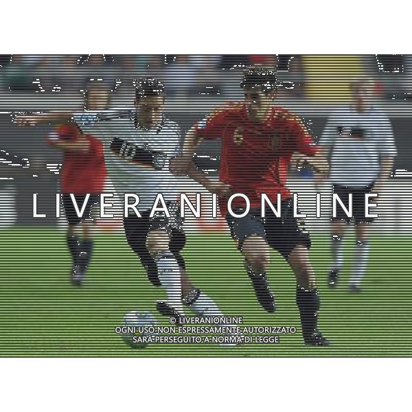 17¡ UEFA European U21 Championship 2007/2009 MD1 Goteborg - 15.06.2009 Spagna-Germania Nella Foto:OZIL MESUT-JAVI MARTINEZ /Ph.Vitez-Ag. Aldo Liverani