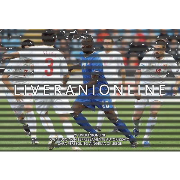 17¡ UEFA European U21 Championship 2007/2009 MD1 GroupA Helsingborg - Svezia 16.06.2009 Italia - Serbia Europei Under 21 Nella Foto: MARIO BALOTELLI /Ph.Vitez-Ag. Aldo Liverani