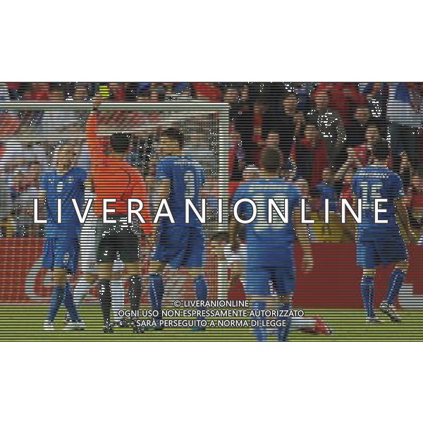 17¡ UEFA European U21 Championship 2007/2009 MD1 GroupA Helsingborg - Svezia 16.06.2009 Italia - Serbia Europei Under 21 Nella Foto: AMMONIZIONE MARCHISIO CLAUDIO /Ph.Vitez-Ag. Aldo Liverani