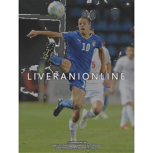 17¡ UEFA European U21 Championship 2007/2009 MD1 GroupA Helsingborg - Svezia 16.06.2009 Italia - Serbia Europei Under 21 Nella Foto: SEBASTIAN GIOVINCO PRIMA SPACCATA /Ph.Vitez-Ag. Aldo Liverani