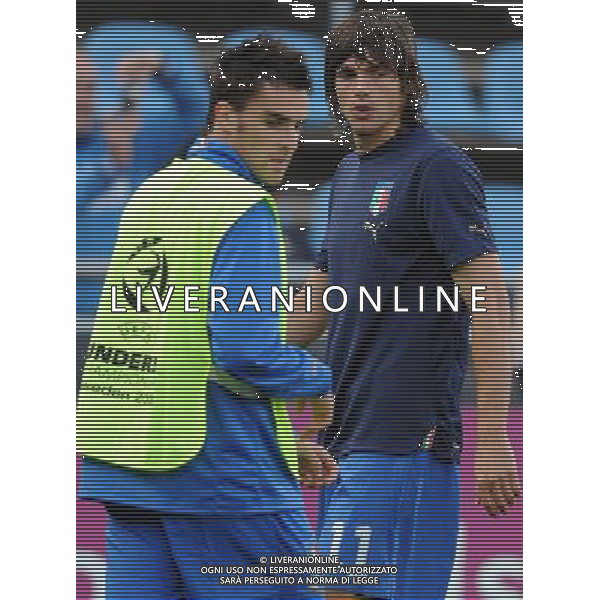 17¡ UEFA European U21 Championship 2007/2009 MD1 GroupA Helsingborg - 16.06.2009 Italia-Serbia Nella Foto:DE CEGLIE-PAOLO-CIGARINI LUCA /Ph.Vitez-Ag. Aldo Liverani