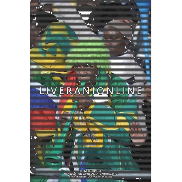 Tifosi - supporters(south africa ) , JUNE 17, 2009 - Football : fifa confederation cup south africa 2009 ,Group Stage A, final match between South Africa 2-0 New Zeland at Royal Bafokeng Stadium ,Rustenburg, South Africa Sud Africa - Nuova Zelanda Confederation Cup 17/06/2009 ©Agenzia Aldo Liverani Sas 