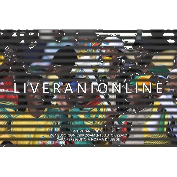 Tifosi - supporters(south africa ) , JUNE 17, 2009 - Football : fifa confederation cup south africa 2009 ,Group Stage A, final match between South Africa 2-0 New Zeland at Royal Bafokeng Stadium ,Rustenburg, South Africa Sud Africa - Nuova Zelanda Confederation Cup 17/06/2009 ©Agenzia Aldo Liverani Sas 