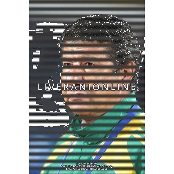 allenatore santana joel coach (south africa ) JUNE 17, 2009 - Football : fifa confederation cup south africa 2009 ,Group Stage A, final match between South Africa 2-0 New Zeland at Royal Bafokeng Stadium ,Rustenburg, South Africa Sud Africa - Nuova Zelanda Confederation Cup 17/06/2009 ©Agenzia Aldo Liverani Sas 