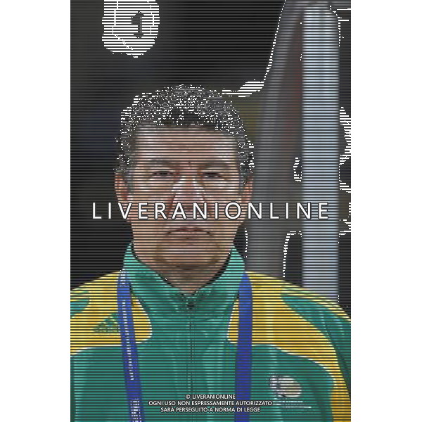 allenatore santana joel coach (south africa ) JUNE 17, 2009 - Football : fifa confederation cup south africa 2009 ,Group Stage A, final match between South Africa 2-0 New Zeland at Royal Bafokeng Stadium ,Rustenburg, South Africa Sud Africa - Nuova Zelanda Confederation Cup 17/06/2009 ©Agenzia Aldo Liverani Sas 