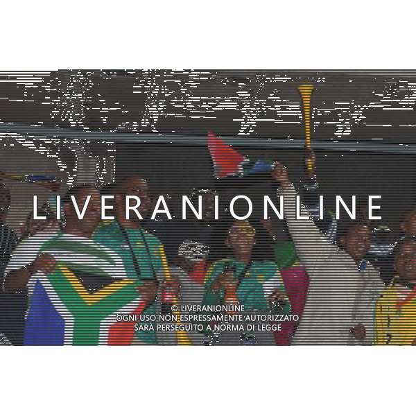 tifosi - supporters(south africa ) JUNE 17, 2009 - Football : fifa confederation cup south africa 2009 ,Group Stage A, final match between South Africa 2-0 New Zeland at Royal Bafokeng Stadium ,Rustenburg, South Africa Sud Africa - Nuova Zelanda Confederation Cup 17/06/2009 ©Agenzia Aldo Liverani Sas 