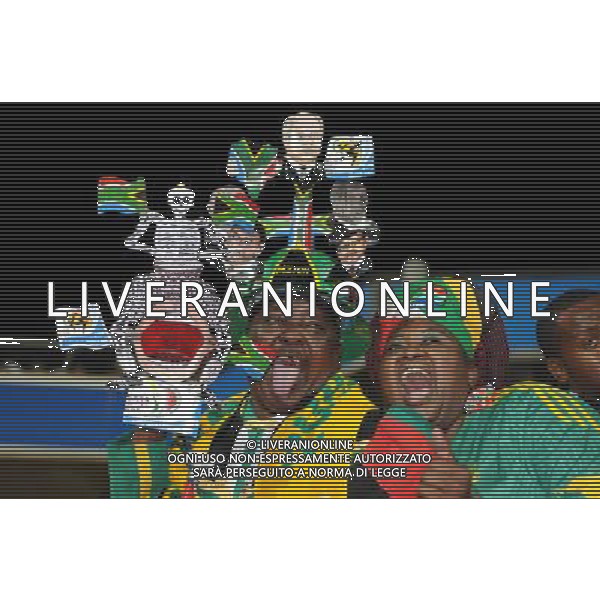 tifosi - supporters(south africa ) JUNE 17, 2009 - Football : fifa confederation cup south africa 2009 ,Group Stage A, final match between South Africa 2-0 New Zeland at Royal Bafokeng Stadium ,Rustenburg, South Africa Sud Africa - Nuova Zelanda Confederation Cup 17/06/2009 ©Agenzia Aldo Liverani Sas 