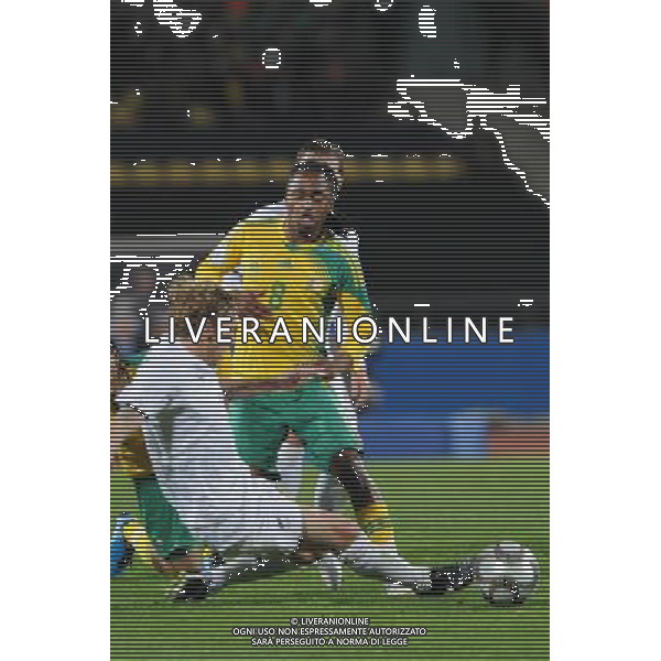 tshabalala siphiwe (south africa ) JUNE 17, 2009 - Football : fifa confederation cup south africa 2009 ,Group Stage A, final match between South Africa 2-0 New Zeland at Royal Bafokeng Stadium ,Rustenburg, South Africa Sud Africa - Nuova Zelanda Confederation Cup 17/06/2009 ©Agenzia Aldo Liverani Sas 