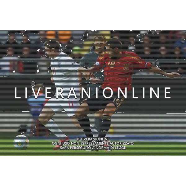 17¡ UEFA European U21 Championship 2007/2009 MD2 Group B Goteborg - 18.06.2009 Spagna-Inghilterra Nella Foto:JOHNSON-MARIO SUAREZ /Ph.Vitez-Ag. Aldo Liverani