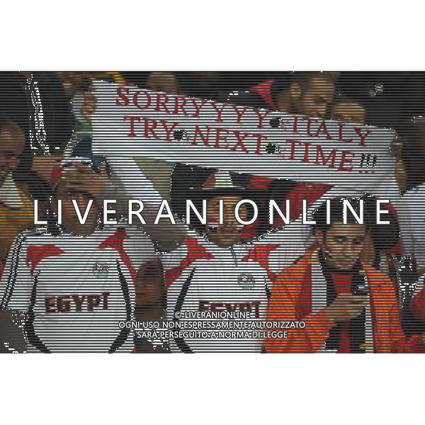 Tifosi - supporters( egypt) , JUNE 18, 2009 - Football : fifa confederation cup south africa 2009 ,Group Stage B, final match between Egypt 1-0 Italy at Ellis park Stadium ,Johannesburg, South Africa Egitto - Italia Confederation Cup Sud Africa 18/06/2009 ©Agenzia Aldo Liverani Sas 