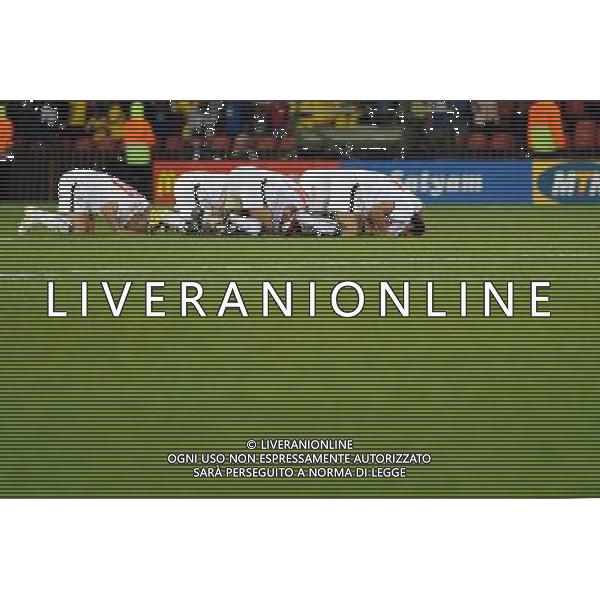 esultanza dopo il gol di Homos del 1-0 (egypt ) , JUNE 18, 2009 - Football : fifa confederation cup south africa 2009 ,Group Stage B, final match between Egypt 1-0 Italy at Ellis park Stadium ,Johannesburg, South Africa Egitto - Italia Confederation Cup Sud Africa 18/06/2009 ©Agenzia Aldo Liverani Sas 